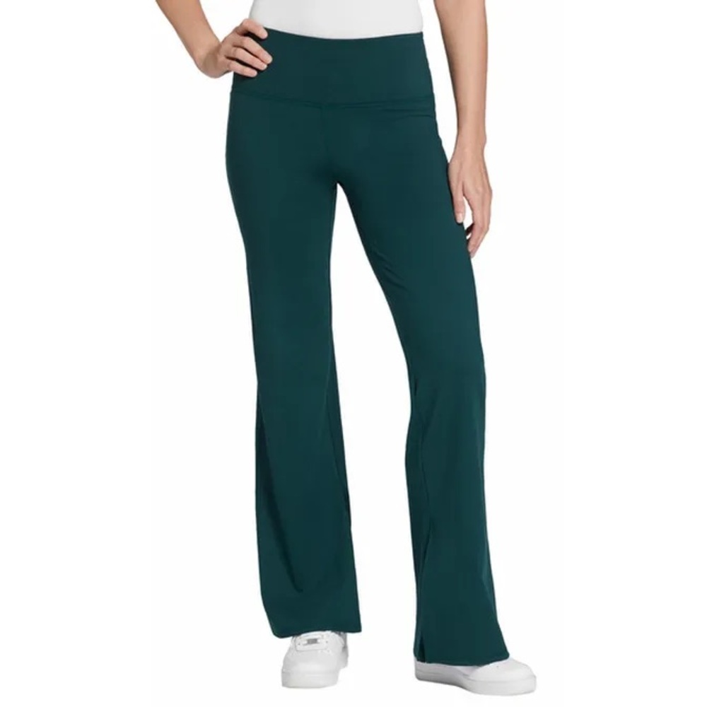 NWT DSG Momentum High Rise Wide Leg Flare Tights Wilder Green size S